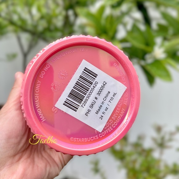 Starbucks Philippines Pink Bubblegum Bling Studded Venti Tumbler - Picture 8 of 9